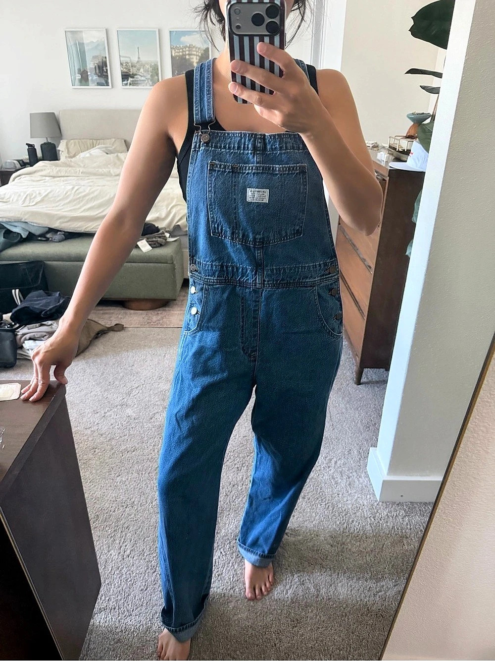 Levi's Vintage Overall Denim Overalls Blue Medium